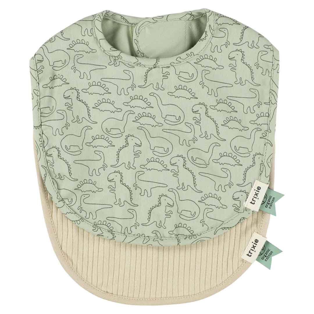 Newborn bib 2-pack mix | Small - Daring Dino